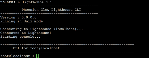 SSH_LightHouse_Cli_Start